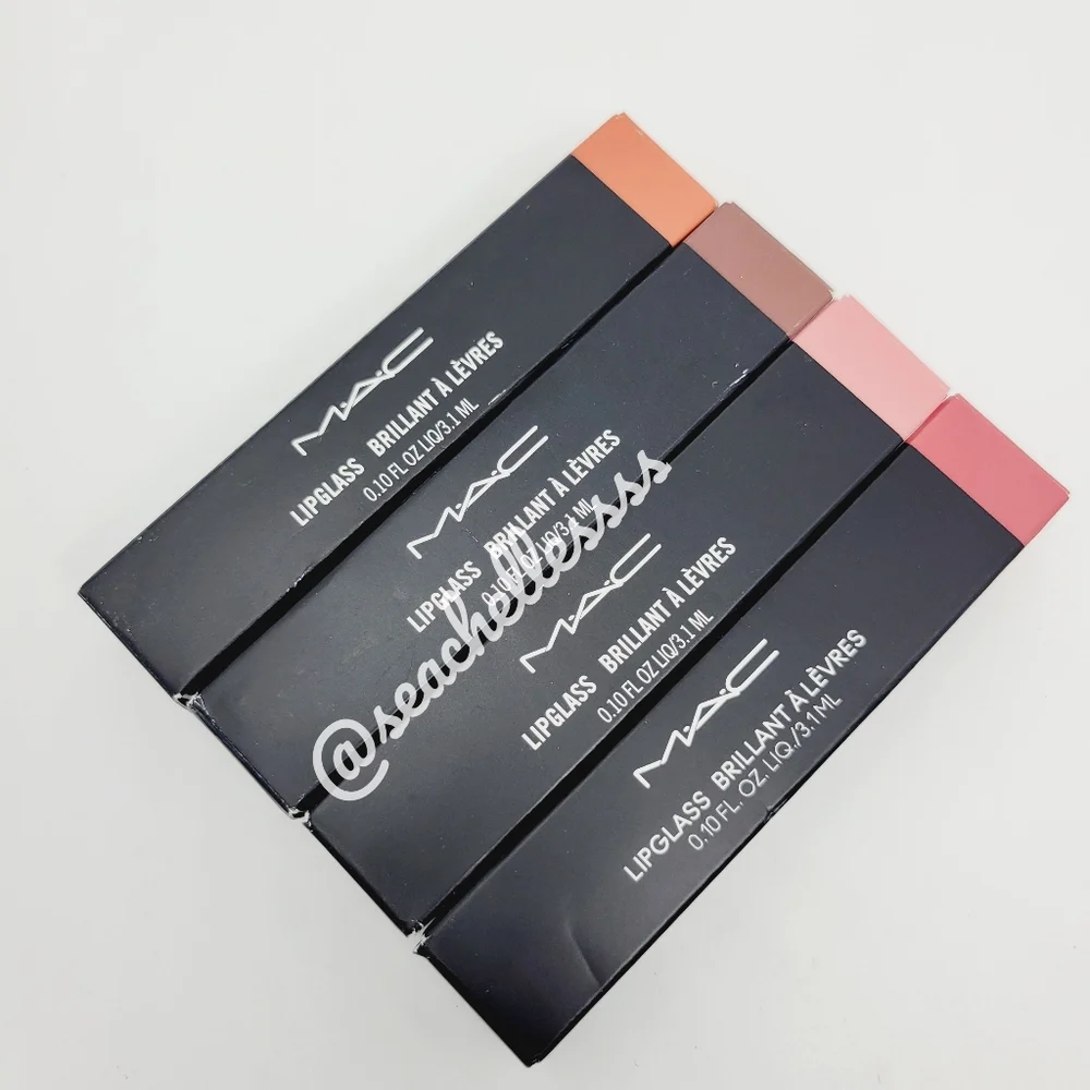 Mac Cosmetics Lipglass | Prrr | Pinky Peach | Brand New in Box | Authentic